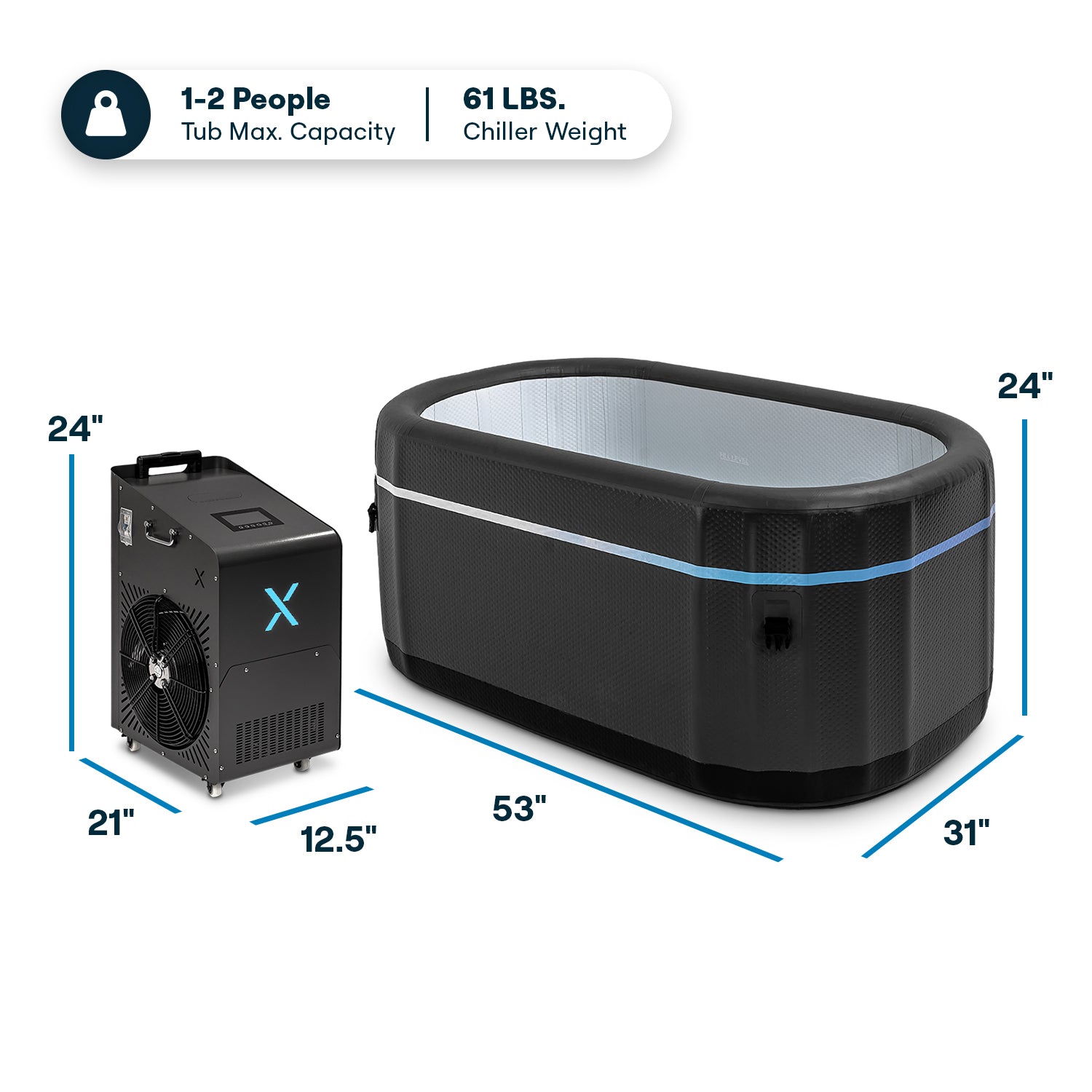 NEW Cold Plunge Echelon Recovery Smart Plunge FREE SHIPPING!!