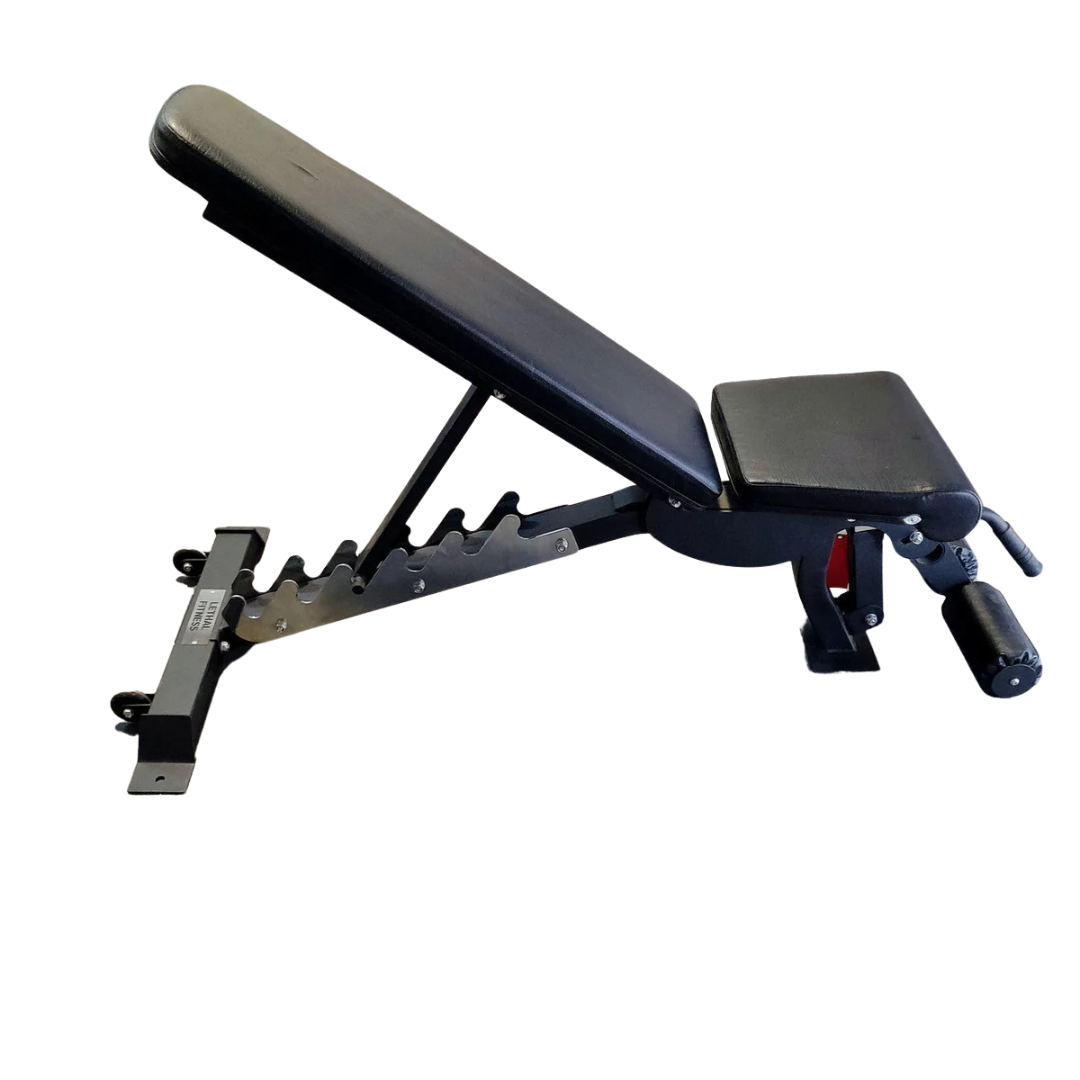 NEW FID Heavy Duty Adjustable Weight Bench W/Footholds 1500lb Capacity
