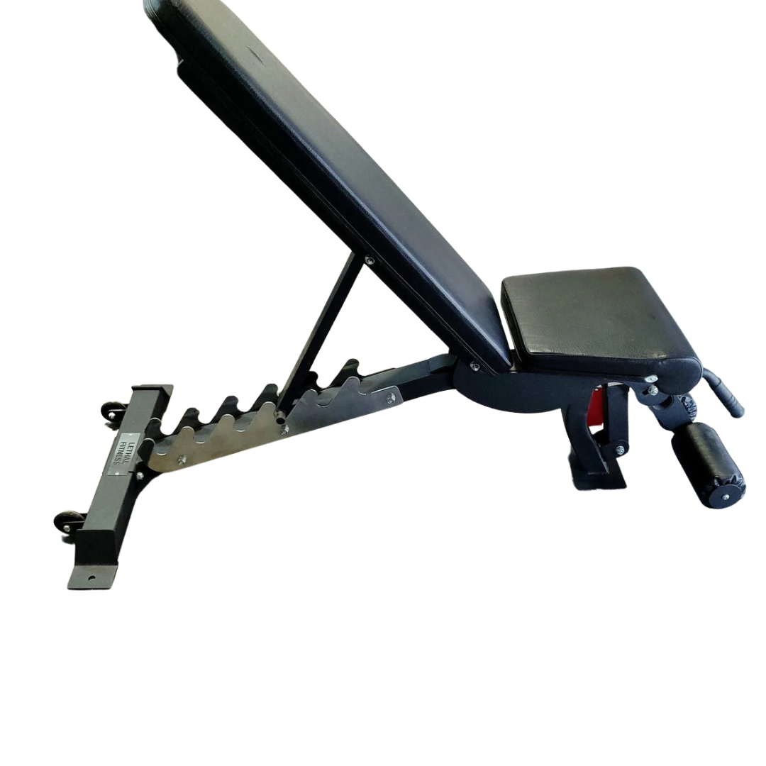 NEW FID Heavy Duty Adjustable Weight Bench W/Footholds 1500lb Capacity