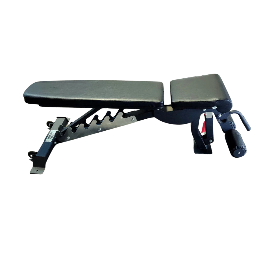 NEW FID Heavy Duty Adjustable Weight Bench W/Footholds 1500lb Capacity