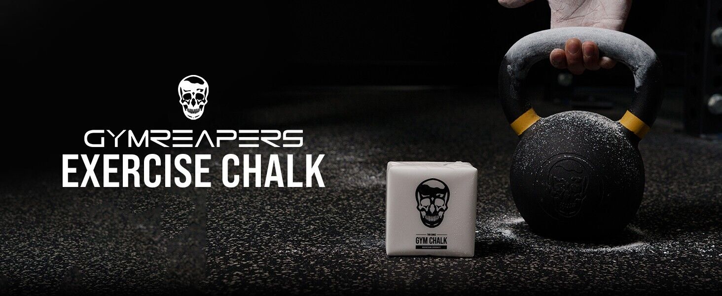 NEW GYMREAPERS POWDER CHALK FOR WEIGHTLIFITNG 2OZ BLOCKS EA WRAPPED ASMR