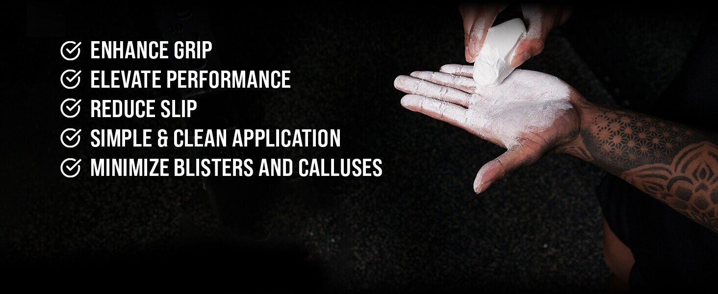 NEW GYMREAPERS POWDER CHALK FOR WEIGHTLIFITNG 2OZ BLOCKS EA WRAPPED ASMR