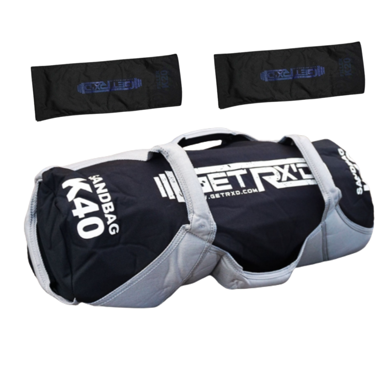 NEW Get RX'd K40 Heavy Duty Sandbag w/ 2 K20 Medium Filler Bags