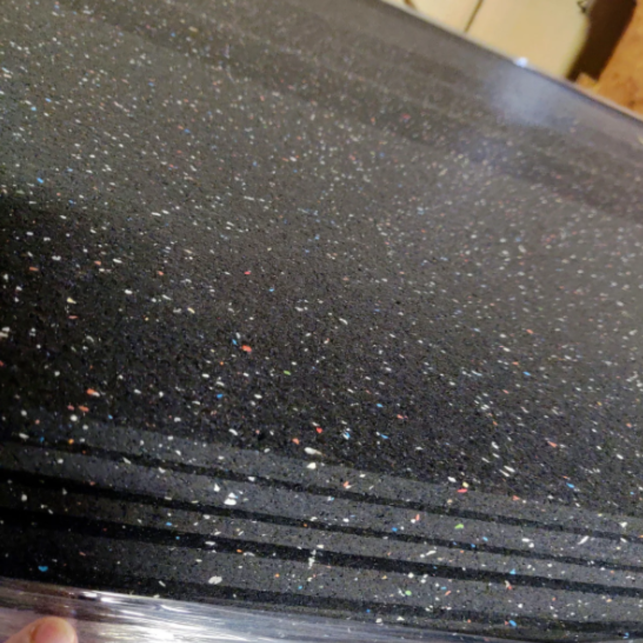 NEW Hammer Clad 8mm Premium Gym Flooring Mats 4' x 6' (Blem)