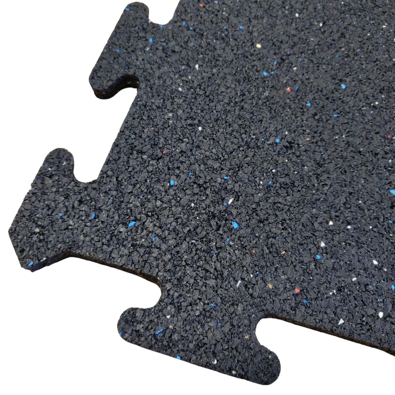 NEW Hammer Clad 8mm Premium Rubber Floor Tiles and Gym Tile Flooring Interlock New-Blem-Confetti