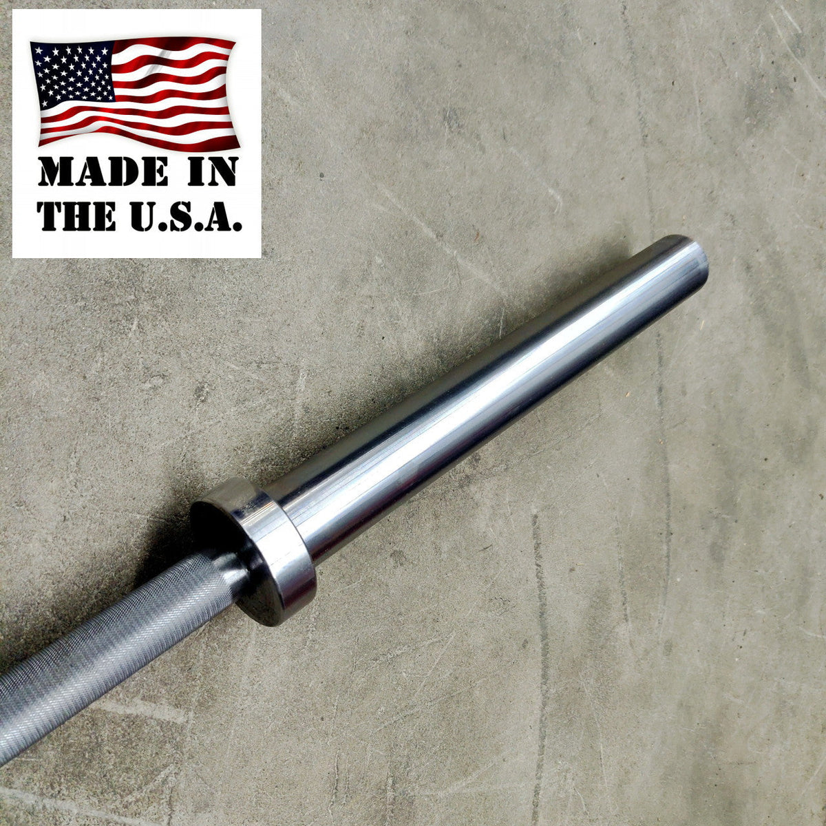 NEW Hammer Clad Bare Steel American Made 45lb Barbell
