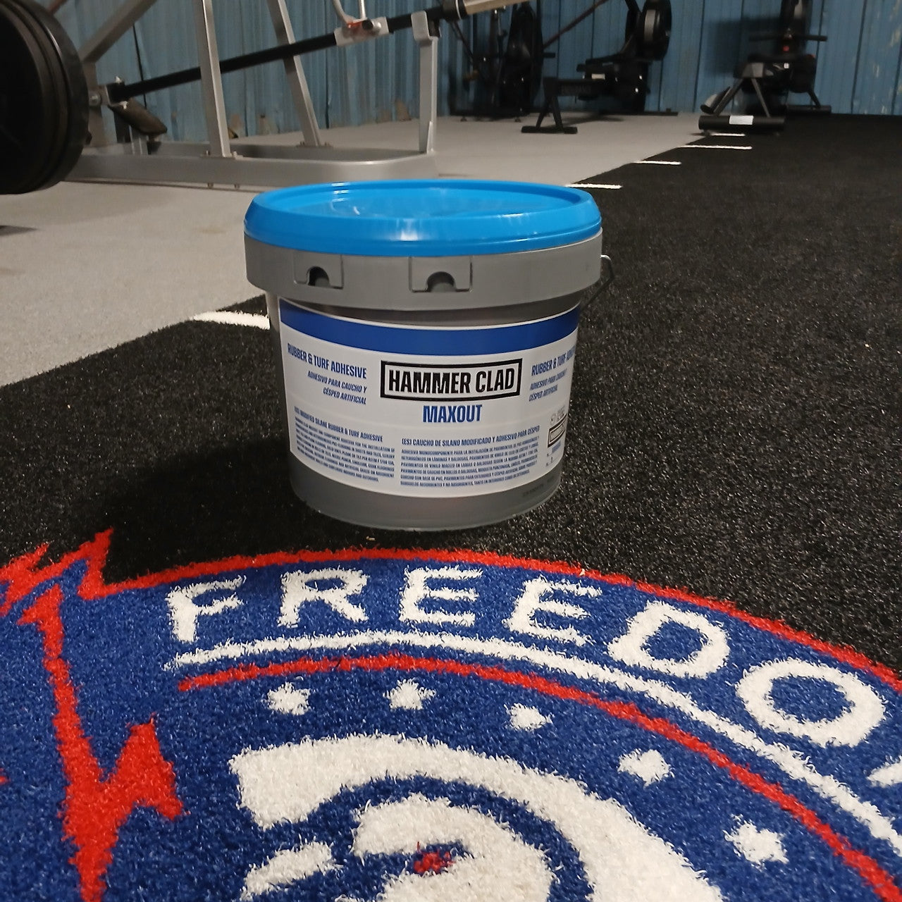 NEW Hammer Clad MAXOUT Rubber Flooring/Turf Adhesive Glue 3 Gal