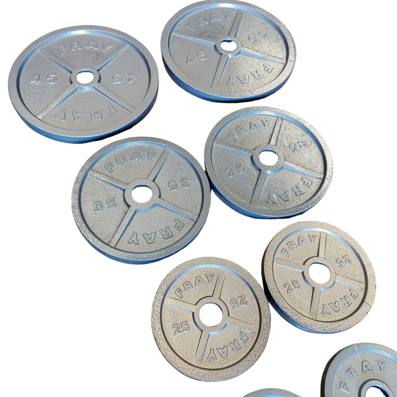 NEW Individual Cast Iron Weight Plates 2.5-45lb