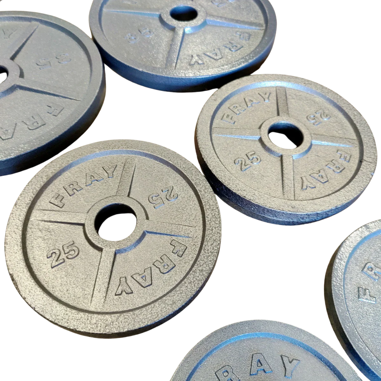 NEW Individual Cast Iron Weight Plates 2.5-45lb