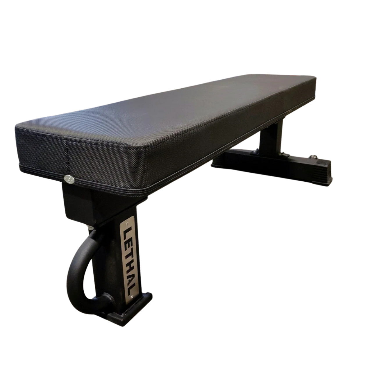 NEW LETHAL FITNESS Flat Bench with wheels Commercial Grade