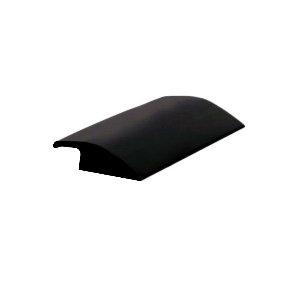 NEW Premium Rubber Transition Strips for Rubber Flooring Reducer Ramp - Black