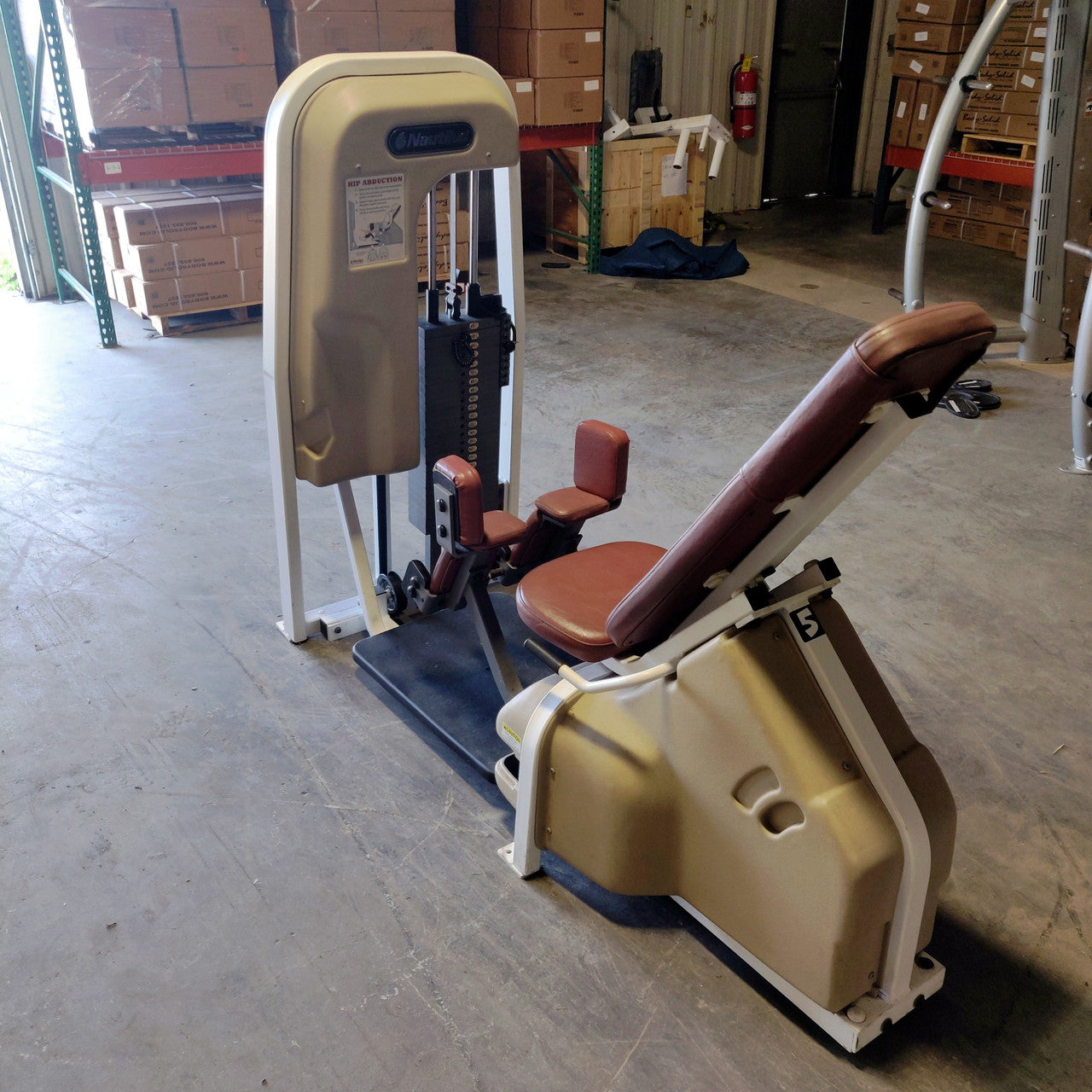Nautilus Hip Abductor Machine 2ST Oldschool