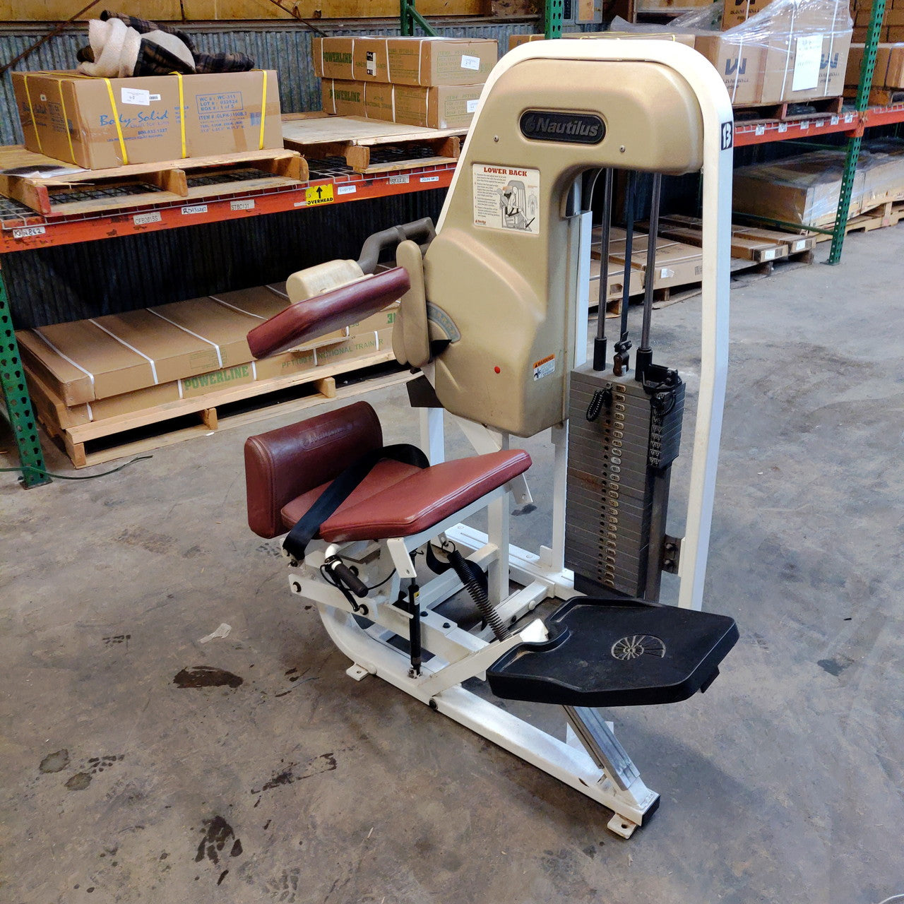 Nautilus Lower Back Extension 2ST Oldschool Strength Machine