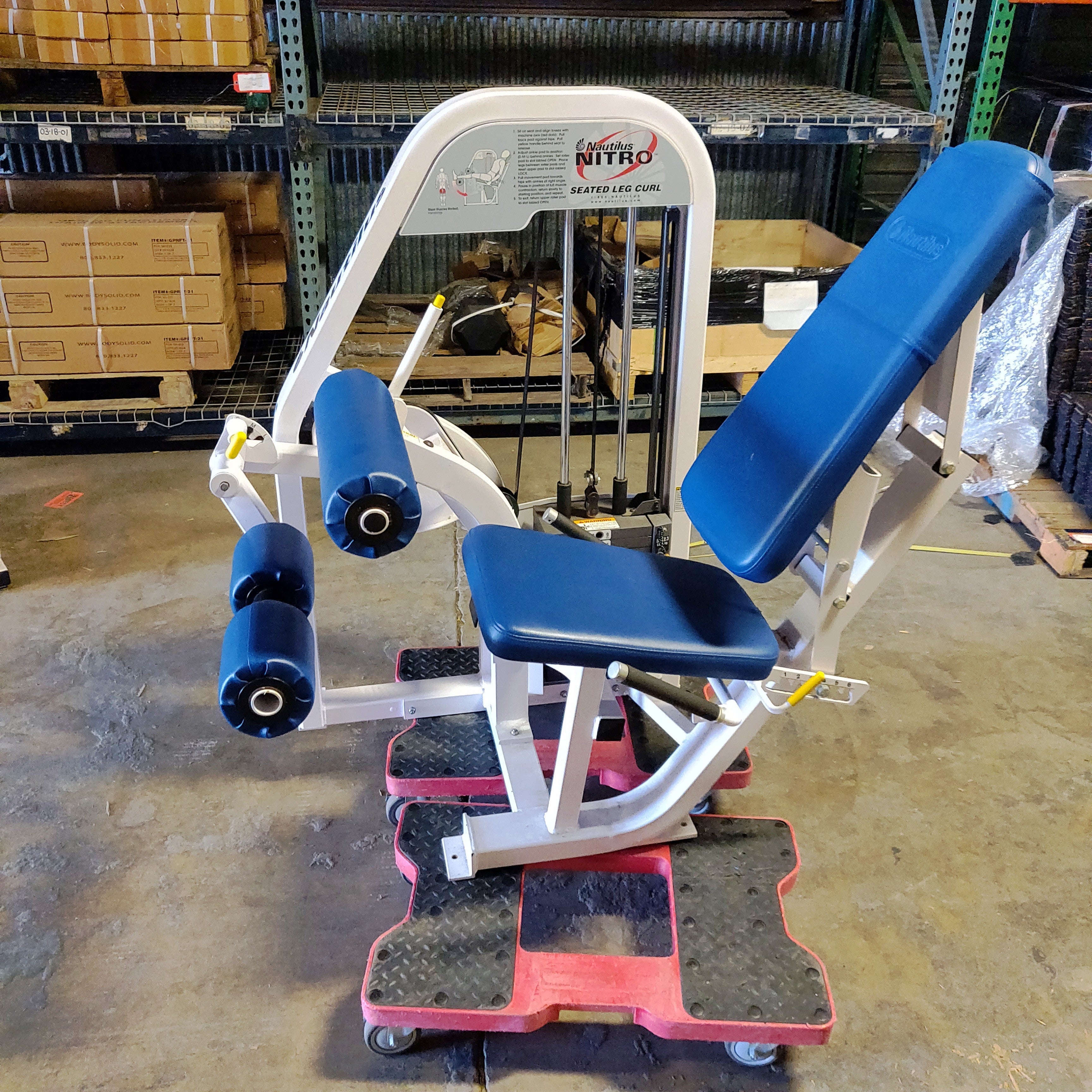Nautilus Nitro Seated Leg Curl Adjustable