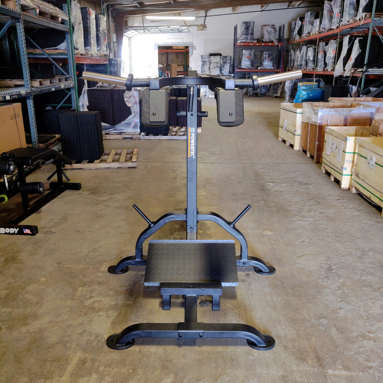 Powertec Levergym Squat/Calf Machine