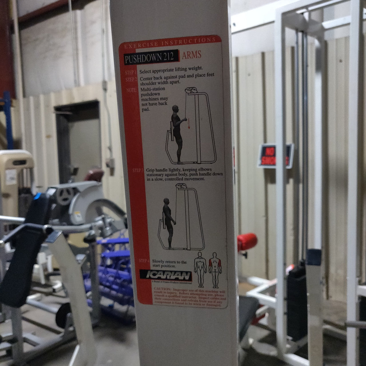 Precor-Icarian 212 Tricep Push Down