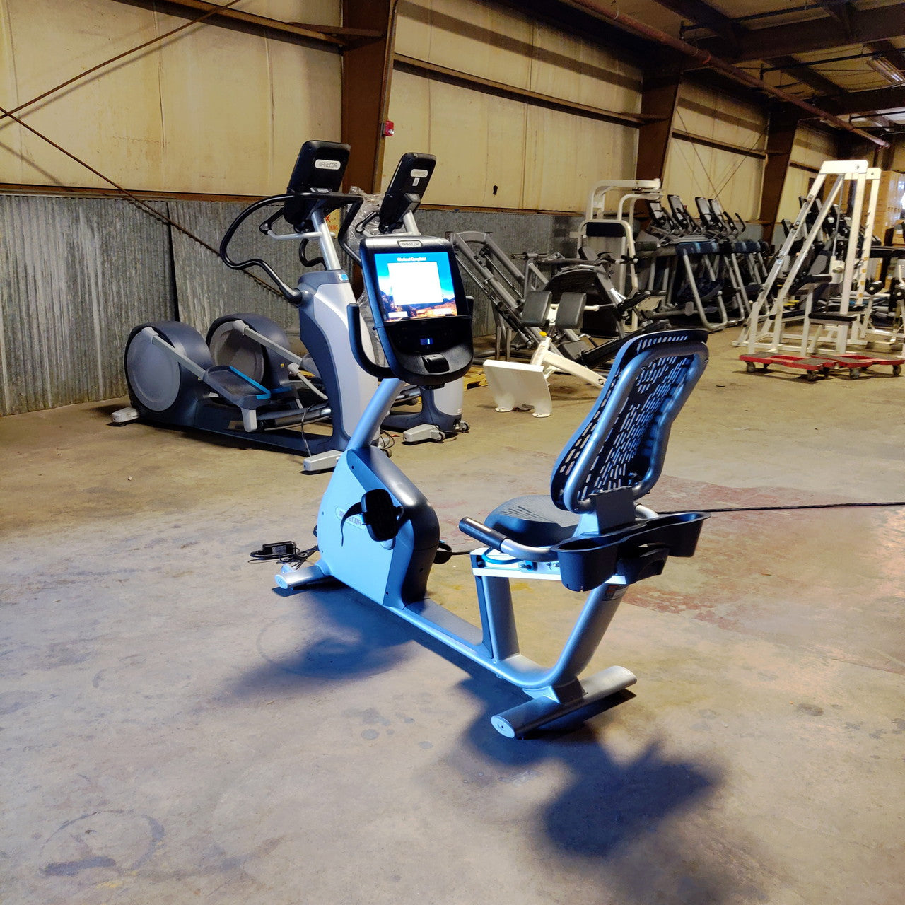 Precor RBK 885 Recumbent Bike w/ P82 Console