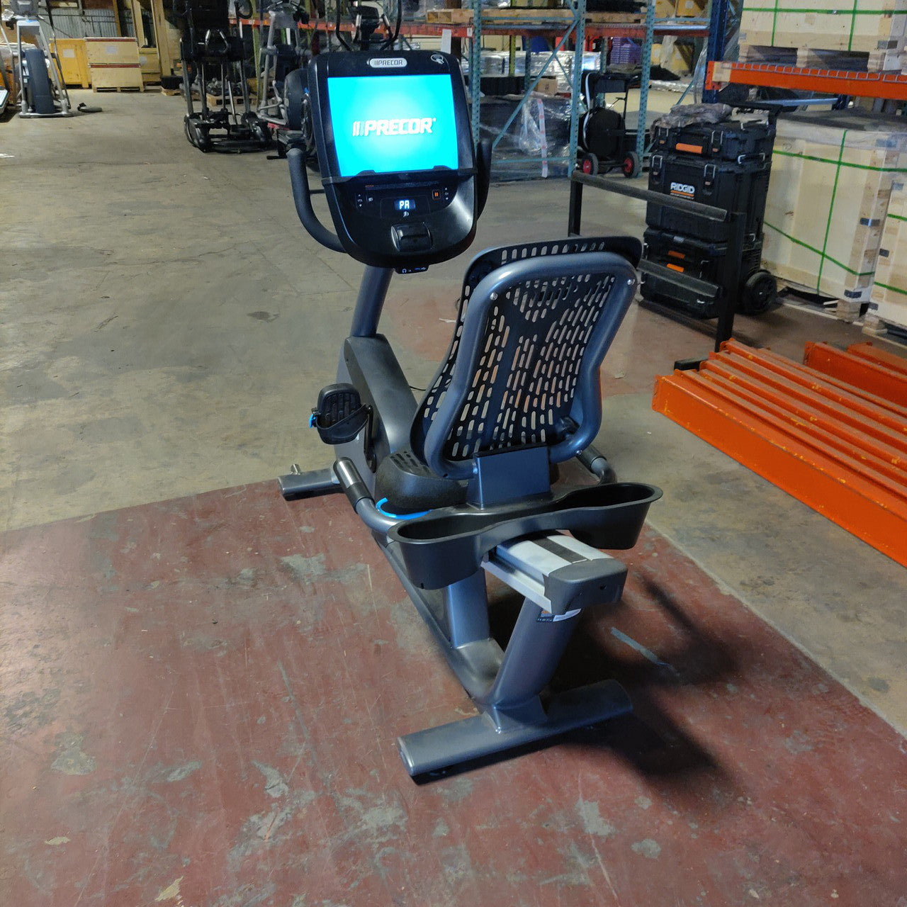 Precor RBK 885 Recumbent Bike w/ P82 Console