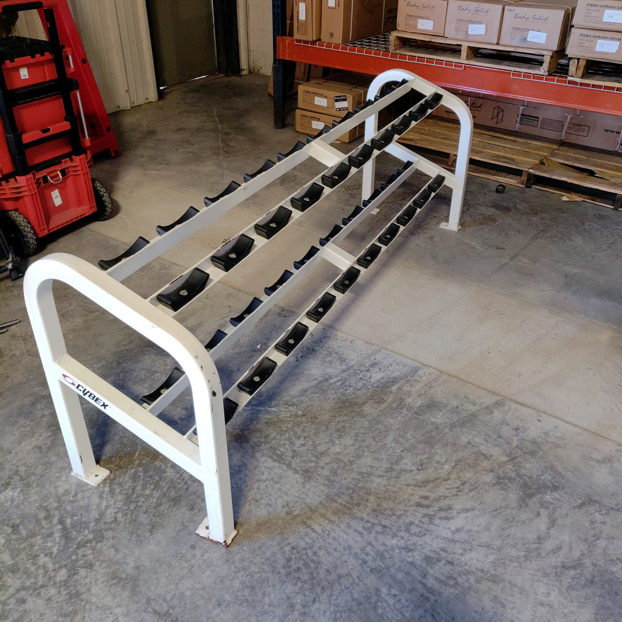 cybex barbell rack Pro-Style Dumbbell Rack by Cybex Commercial Grade