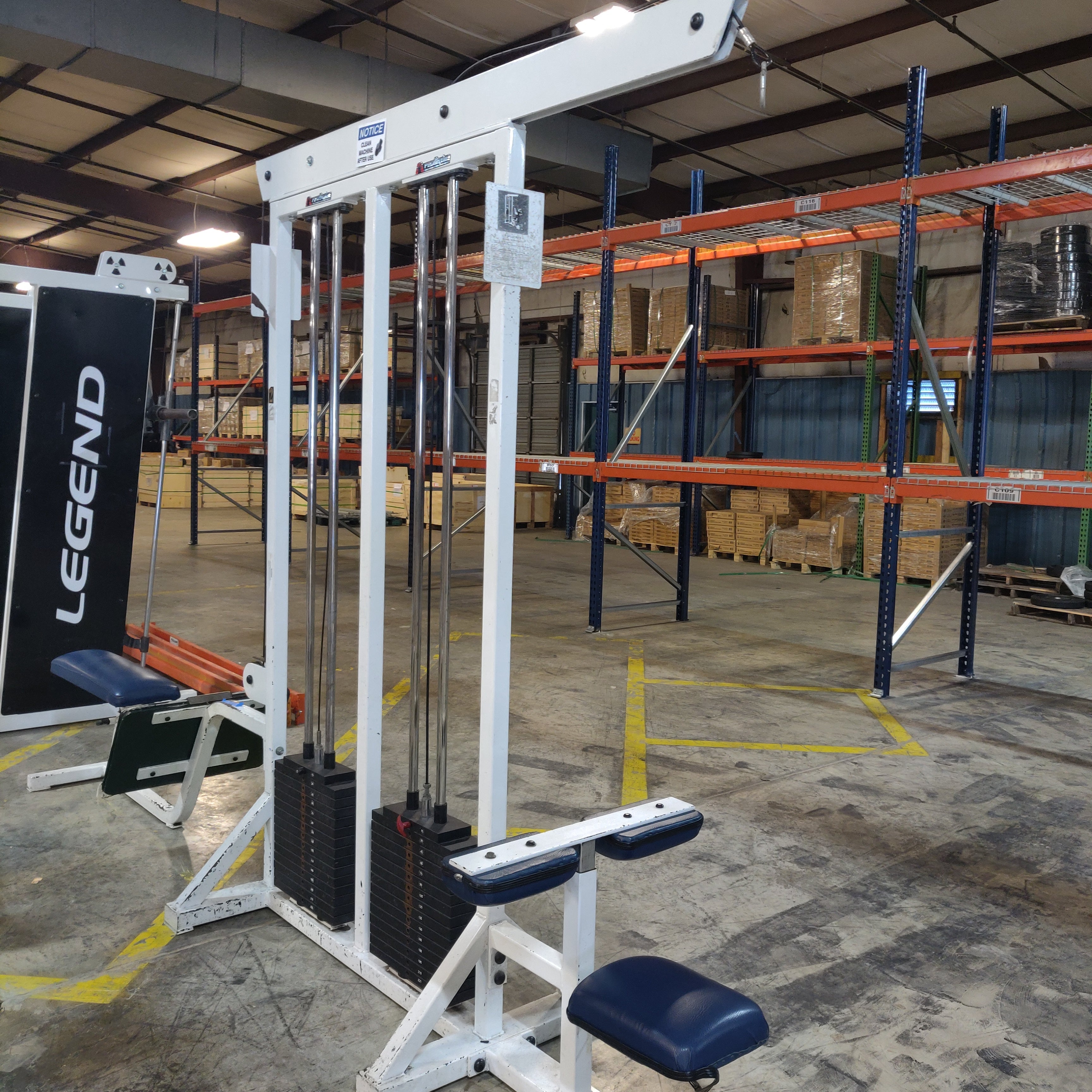 ProMaxima Two Stack Lat Pulldown and Low Row