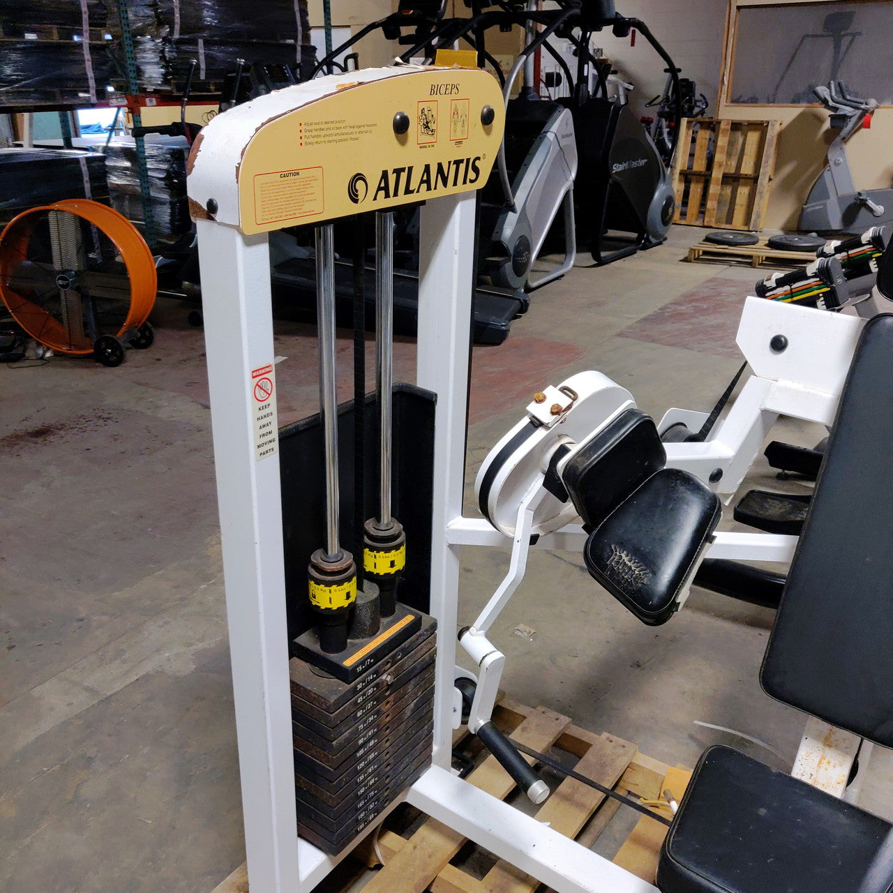 RARE Atlantis Isolated Bicep Curl Vintage