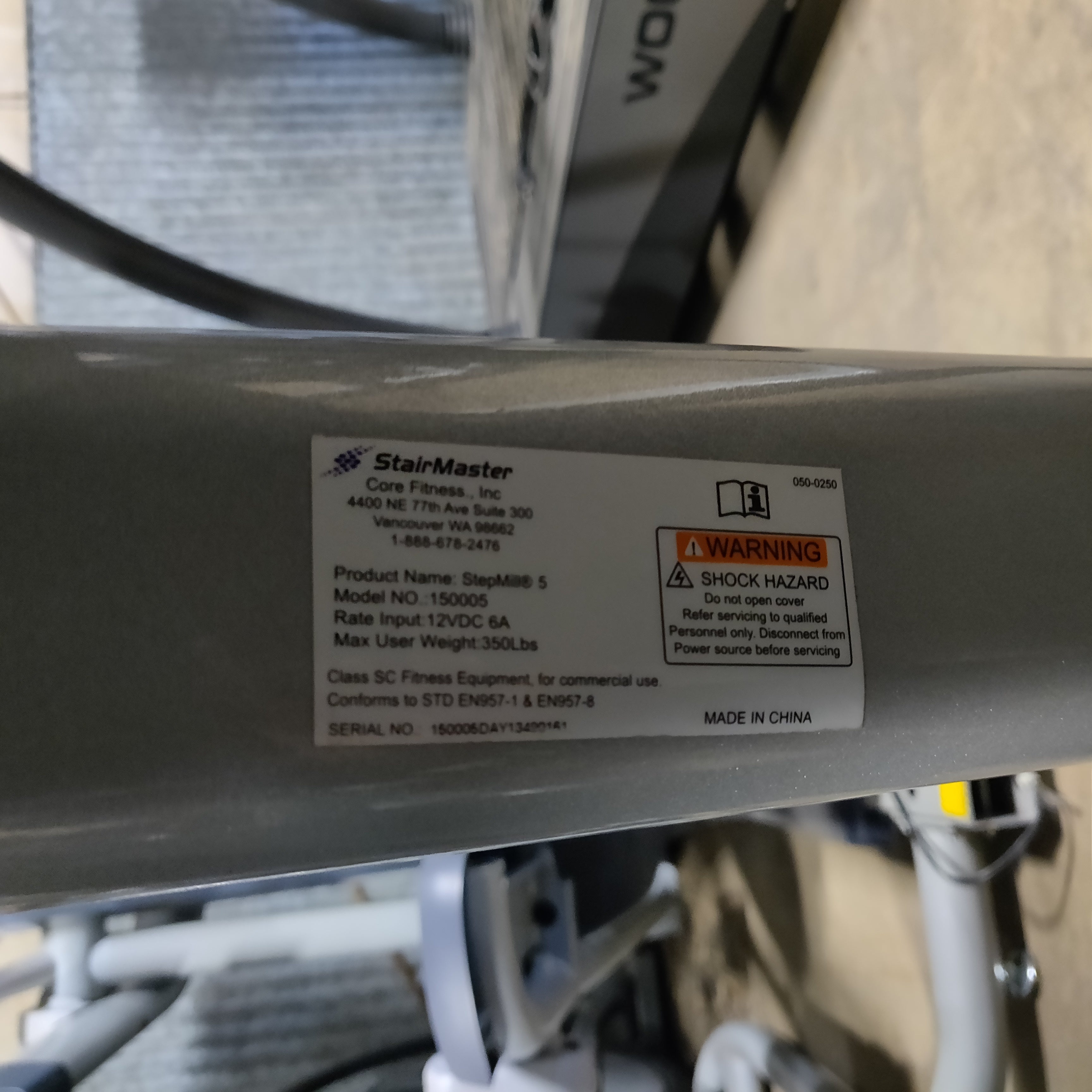 Reconditioned StairMaster SM5 StepMill TSE-1 with Touch Screen