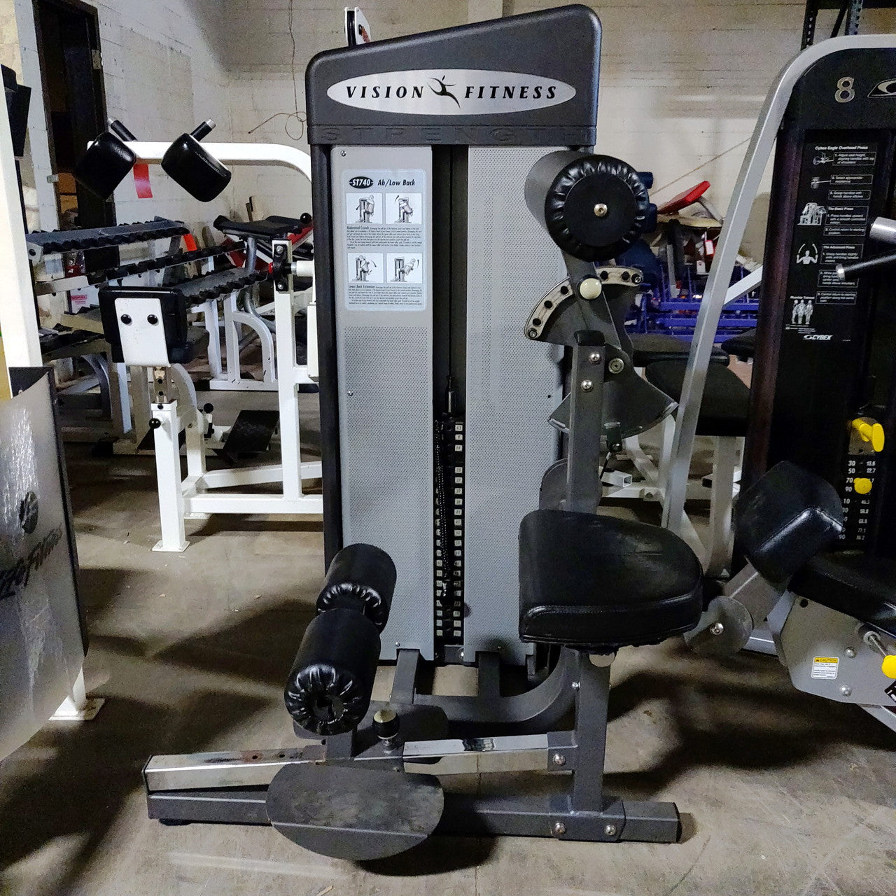 Reconditioned : Vision Fitness Ab/Low Back Combo Model ST740