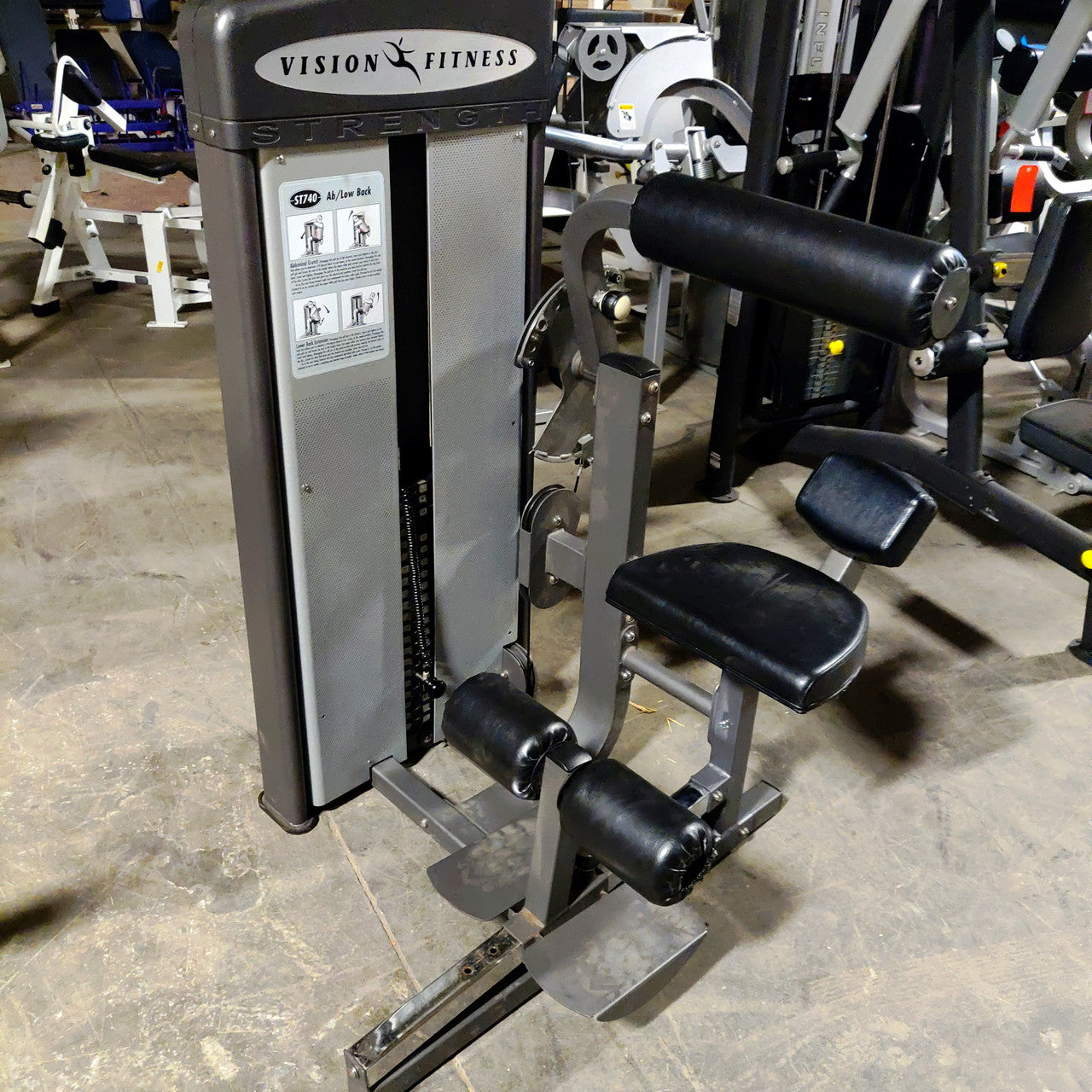 Reconditioned : Vision Fitness Ab/Low Back Combo Model ST740