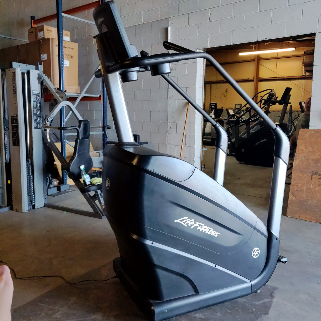 Refurbished Life Fitness PowerMill Integrity Series Climber w/ LCD Console
