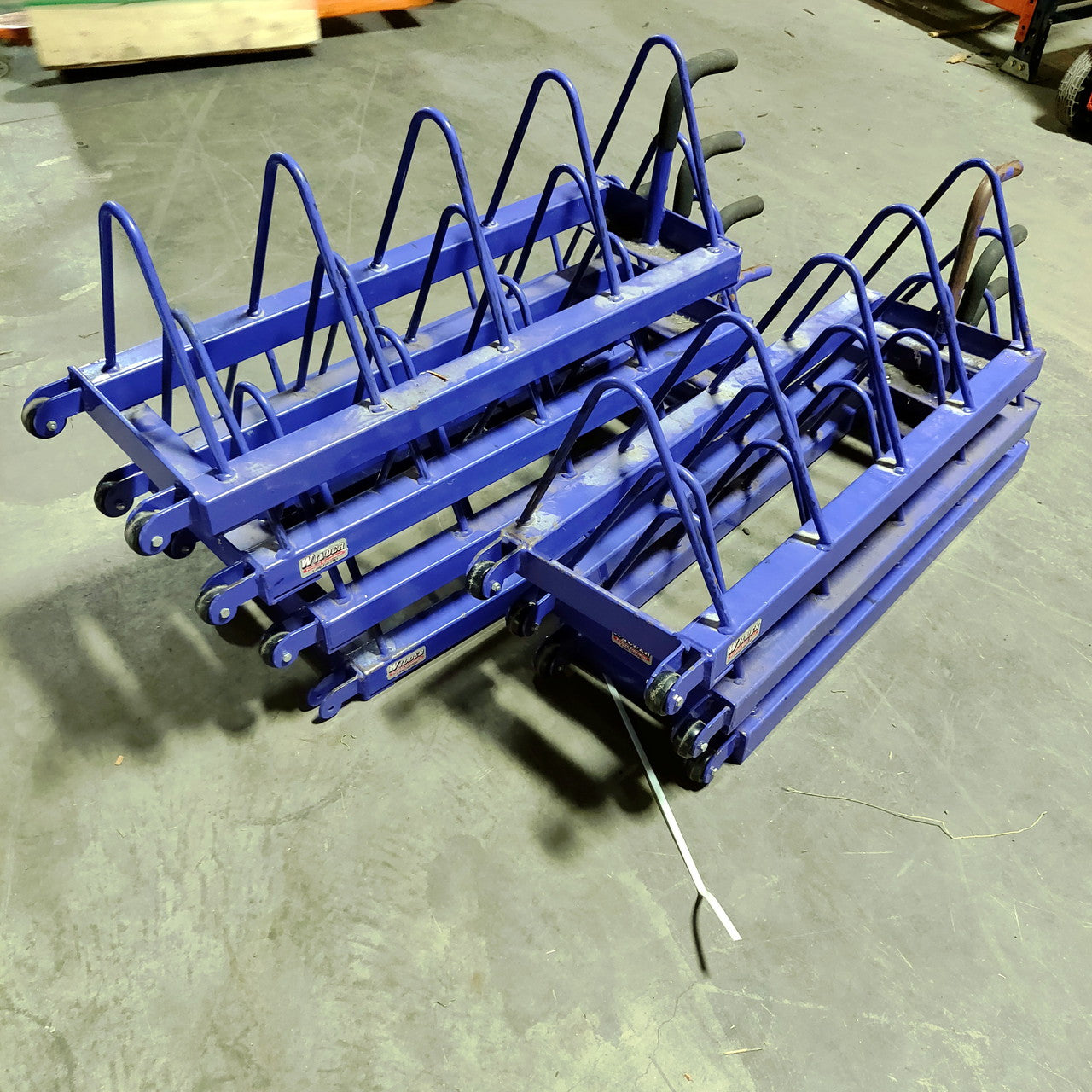 Rolling Bumper Plate Weight Storage