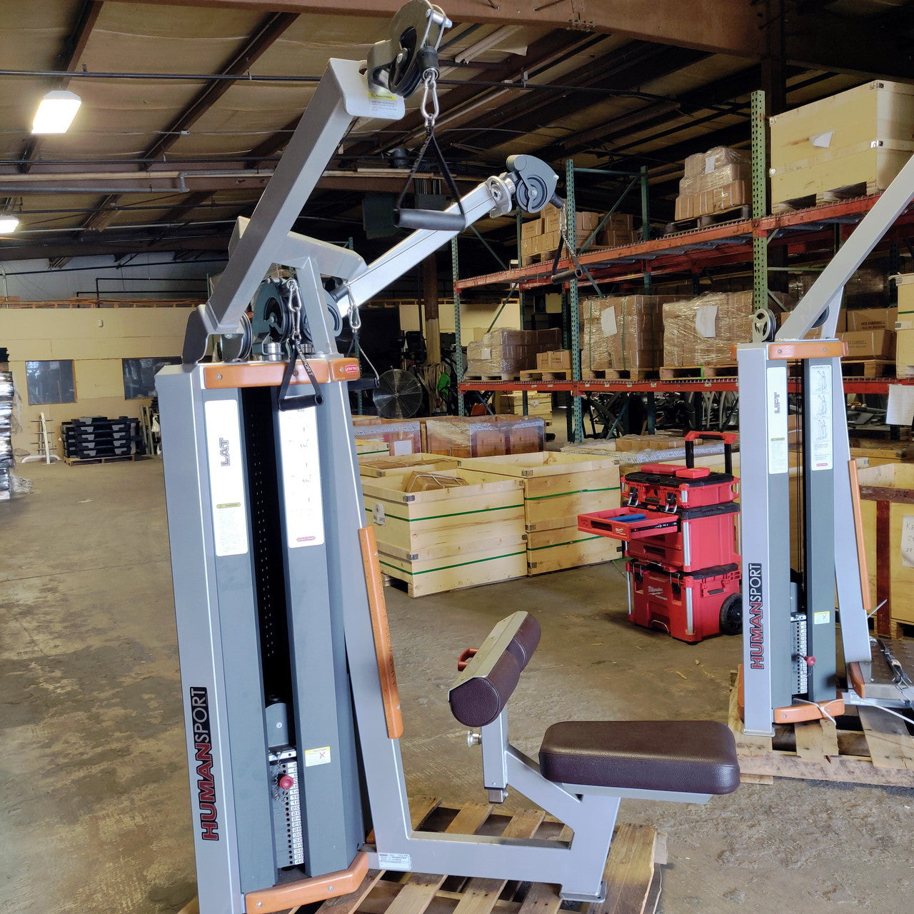 Star Trac Humansport Lat Pulldown/Row Pulley System