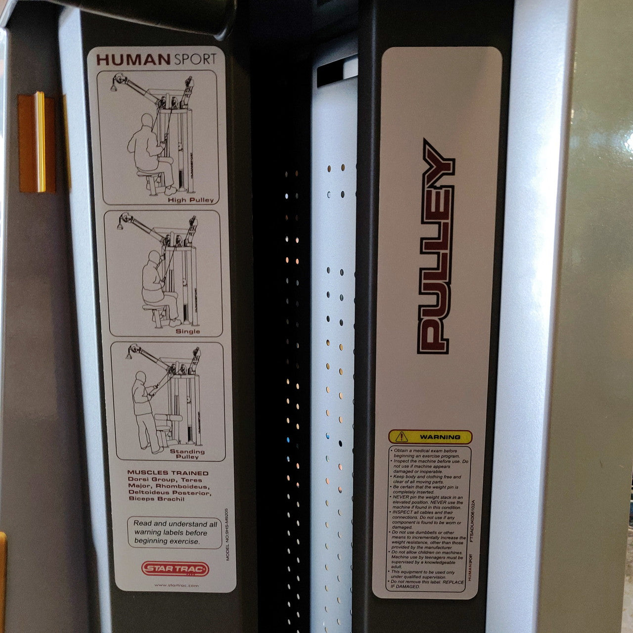 Star Trac Humansport Lat Pulldown/Row Pulley System