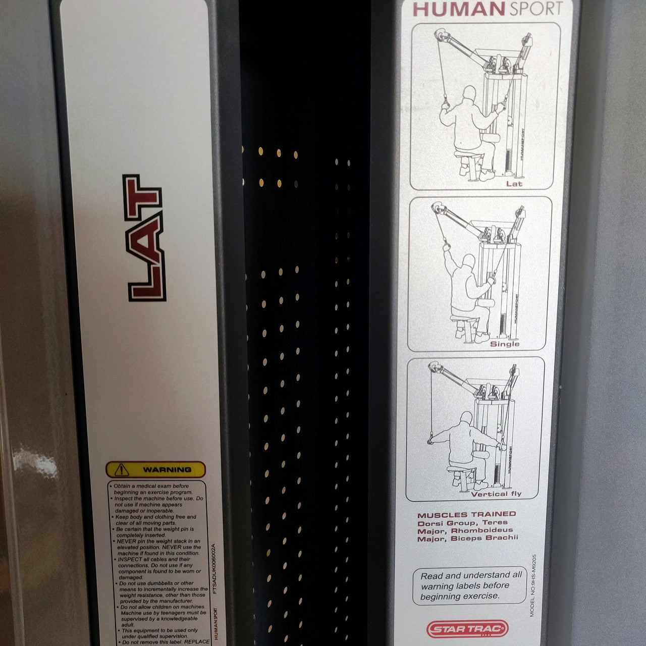 Star Trac Humansport Lat Pulldown/Row Pulley System