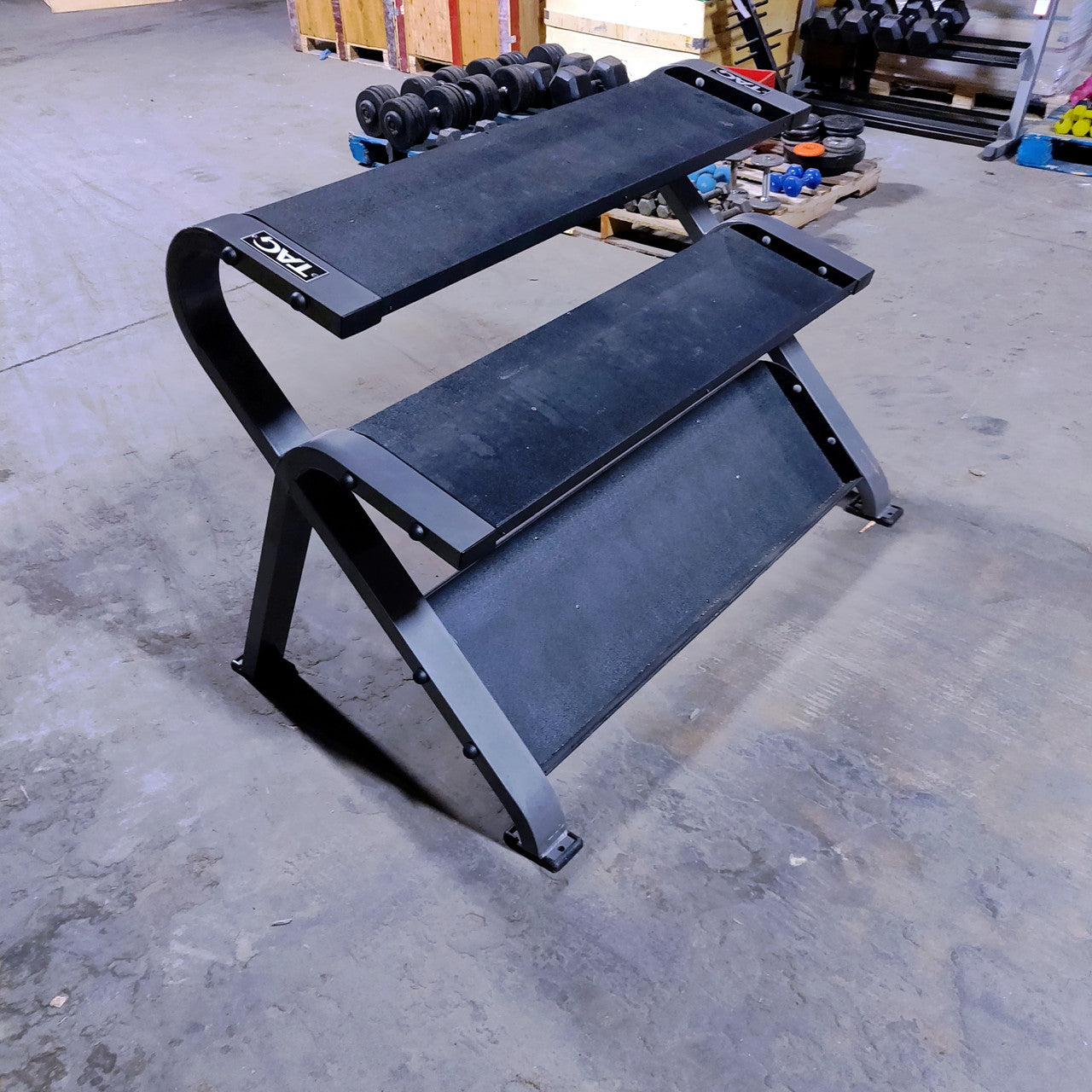TAG 3-Tier Dumbbell Rack and Weight Holder