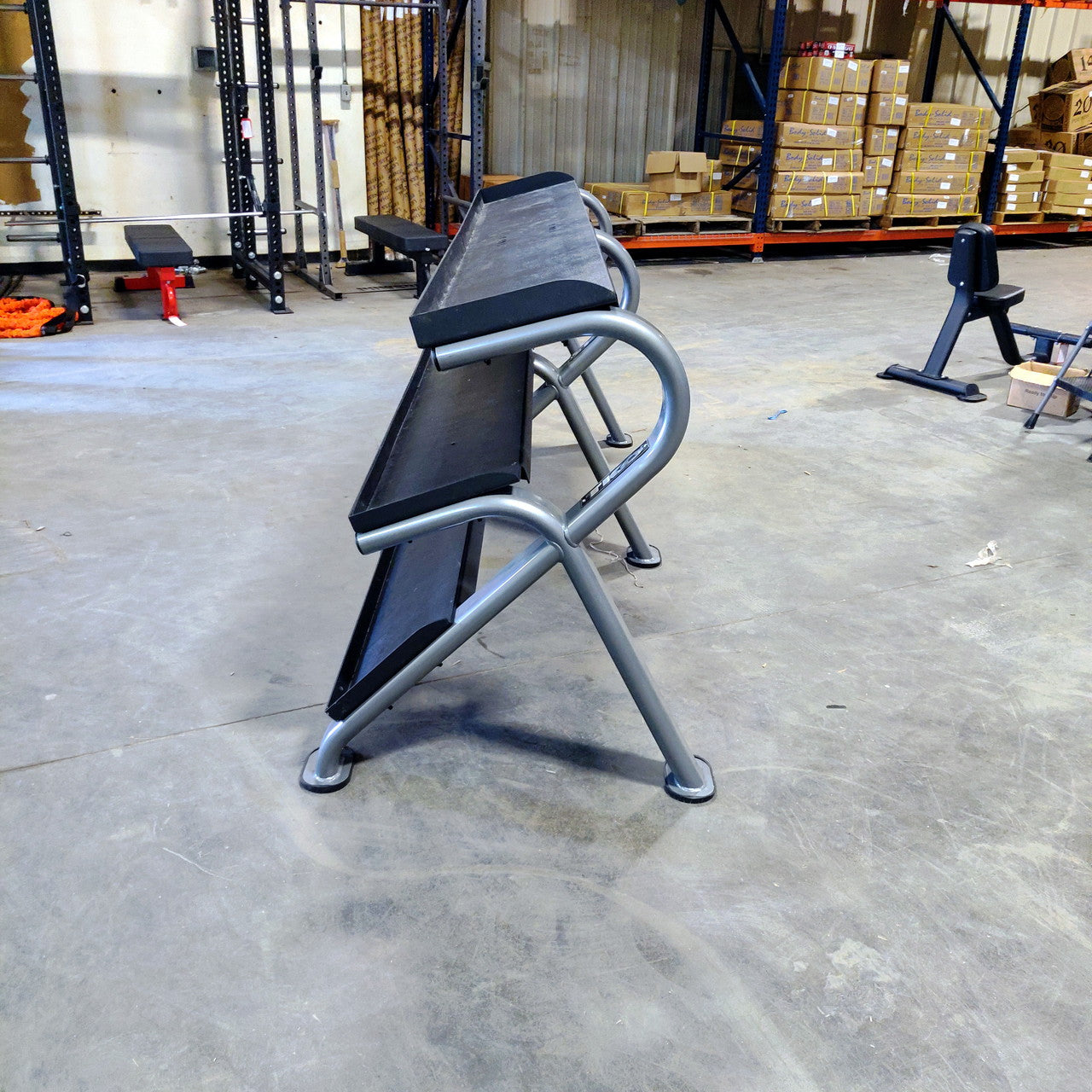 TKO 3 Tier Dumbbell Rack for 5-100lb Dumbbells and MORE