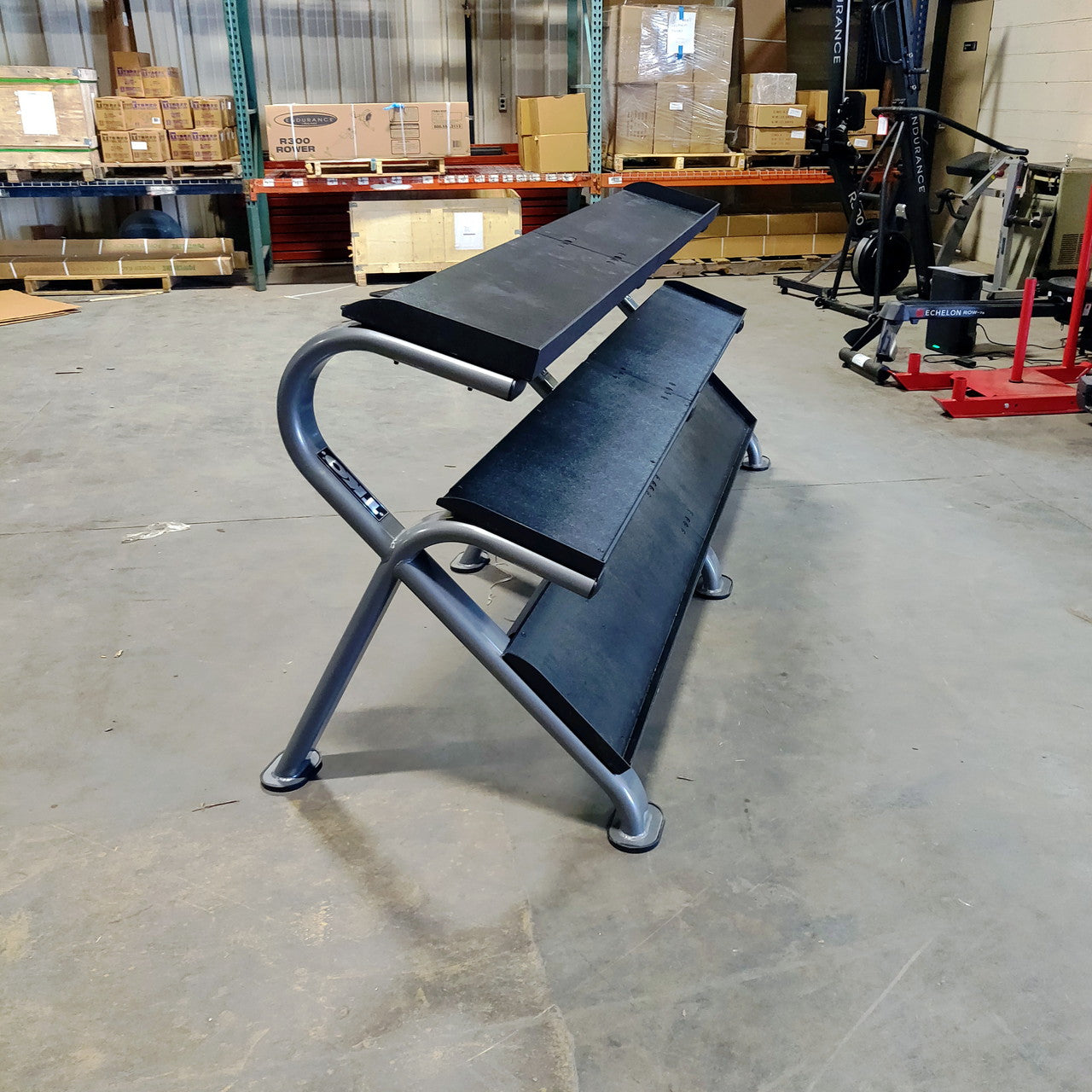 TKO 3 Tier Dumbbell Rack for 5-100lb Dumbbells and MORE