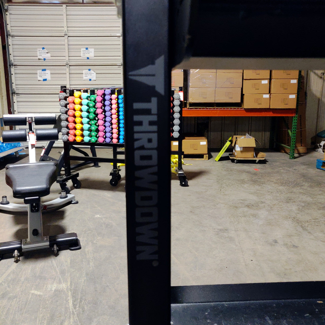 Throwdown Storage Unit (Bolt-Down) for Medicine Balls, Dumbbells, and MORE!
