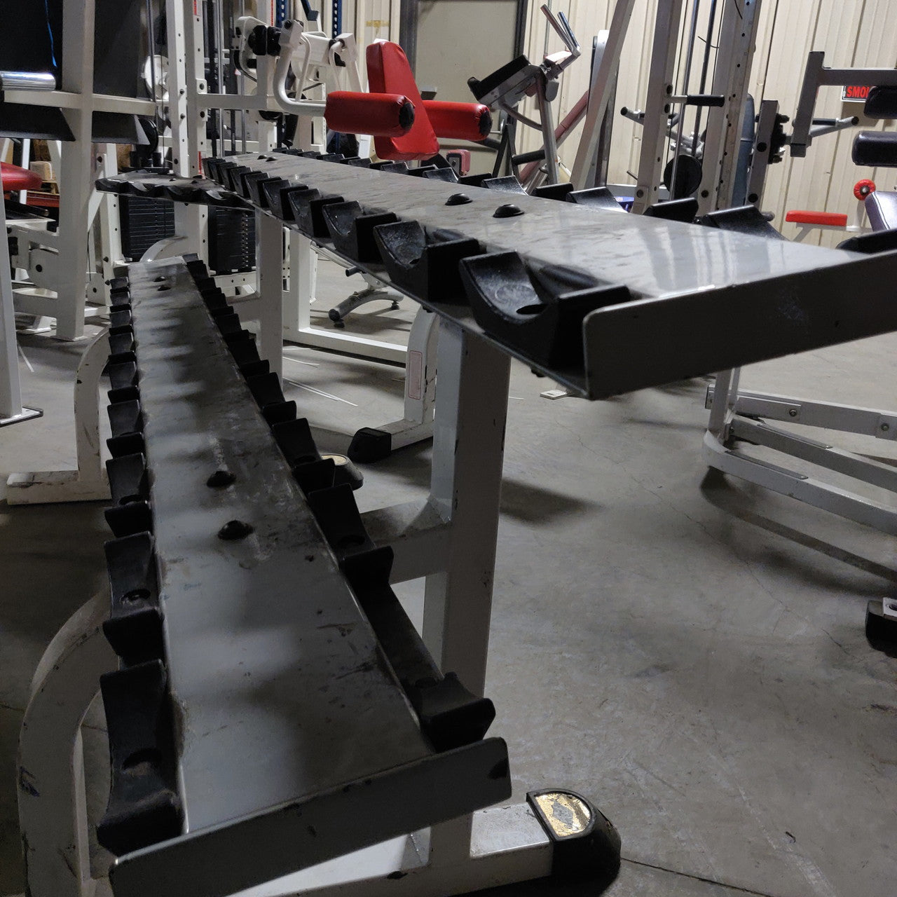 Two-Tier 10 Pair Dumbbell Rack
