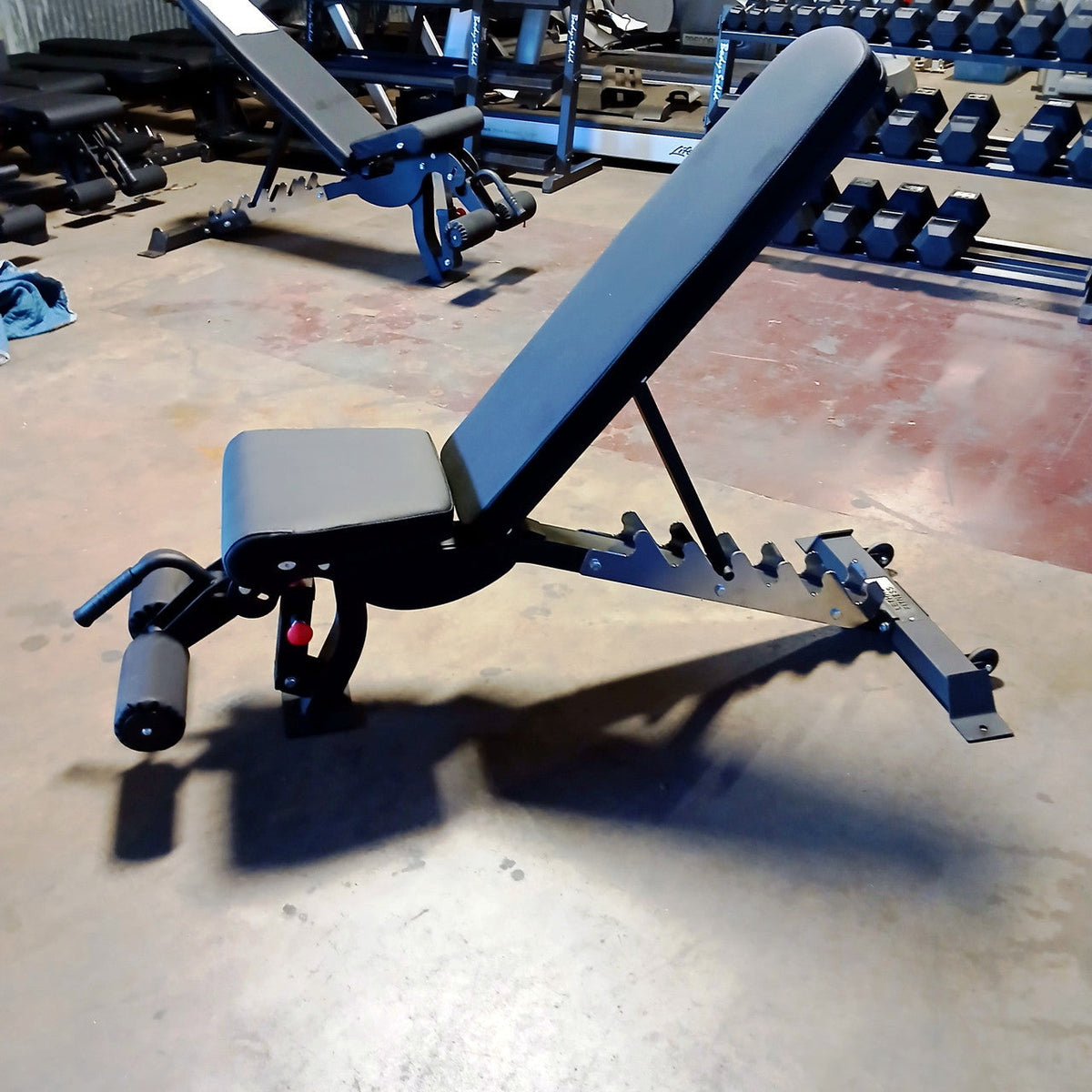 USED FID Heavy Duty Adjustable Weight Bench W/Footholds 1500lb Capacity