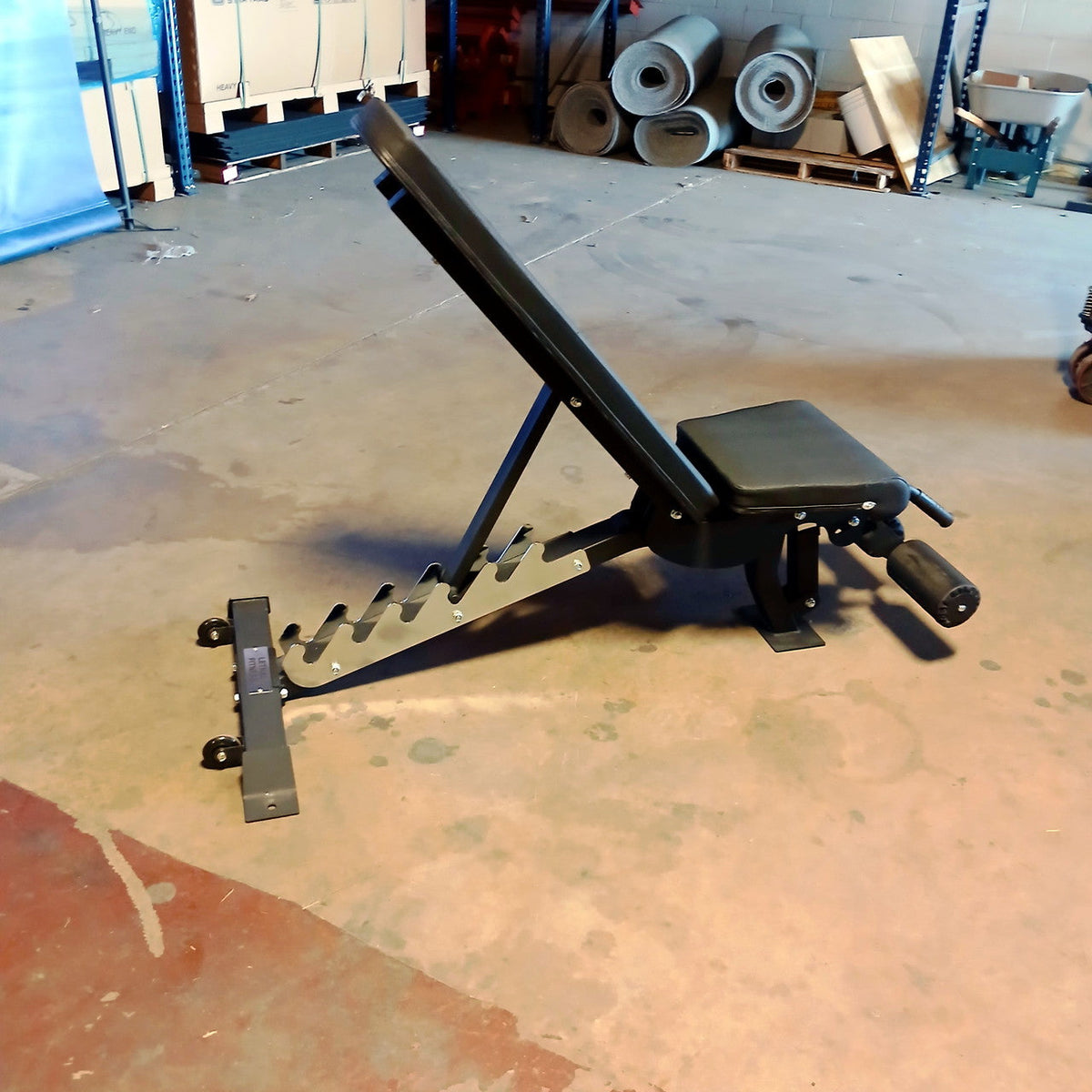 USED FID Heavy Duty Adjustable Weight Bench W/Footholds 1500lb Capacity