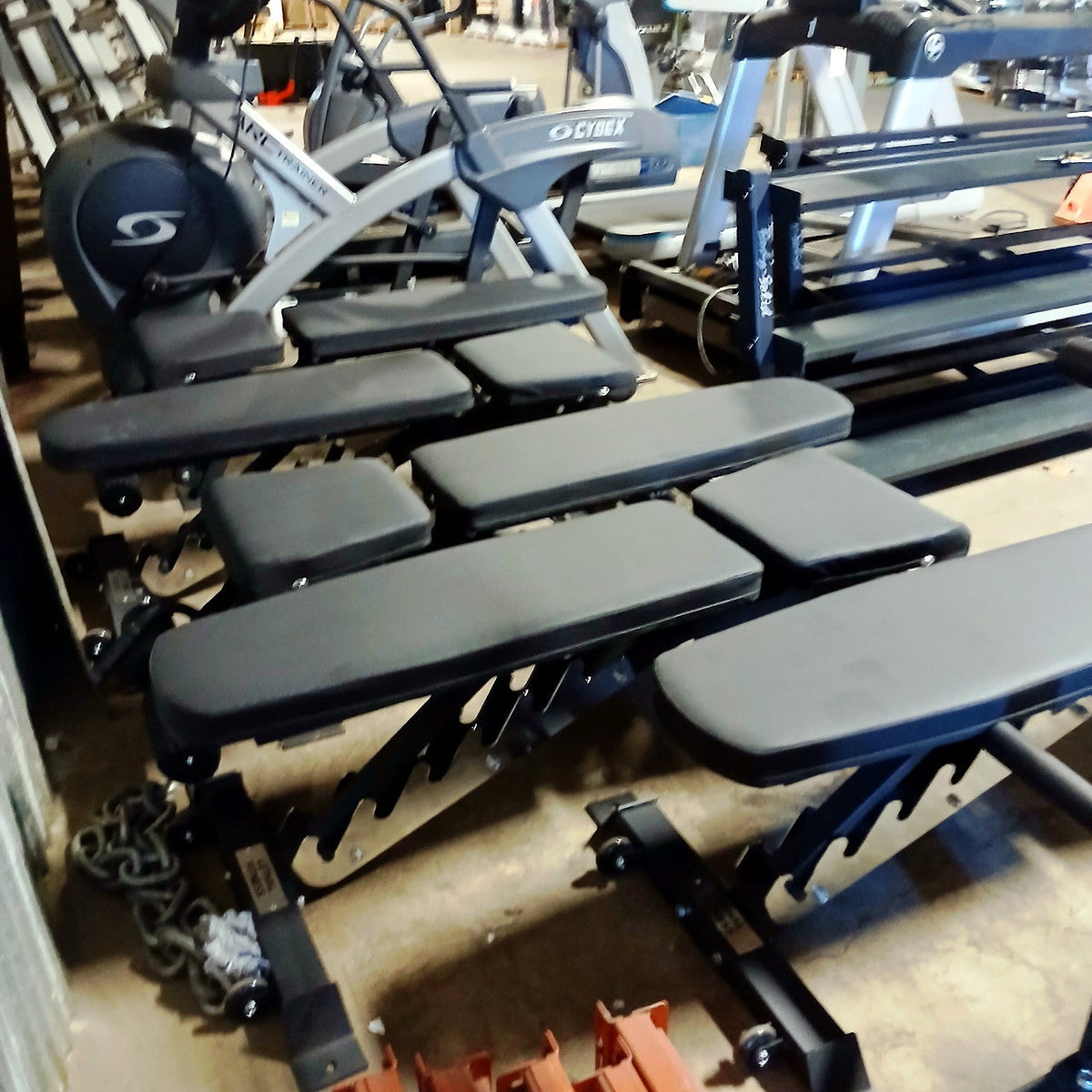 USED FID Heavy Duty Adjustable Weight Bench W/Footholds 1500lb Capacity