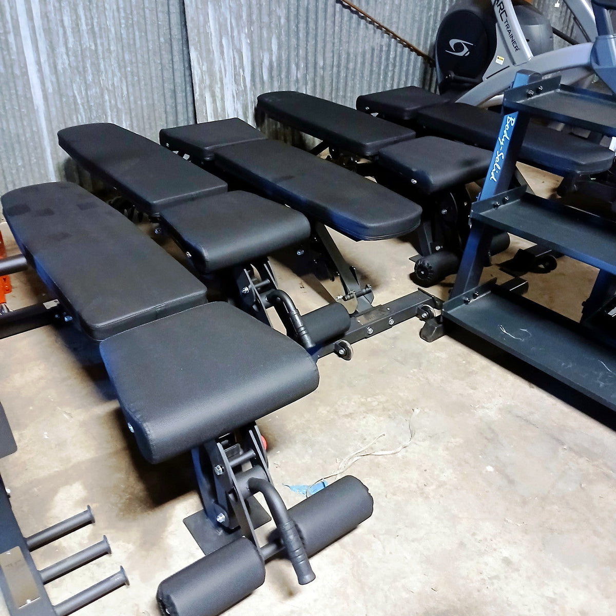 USED FID Heavy Duty Adjustable Weight Bench W/Footholds 1500lb Capacity