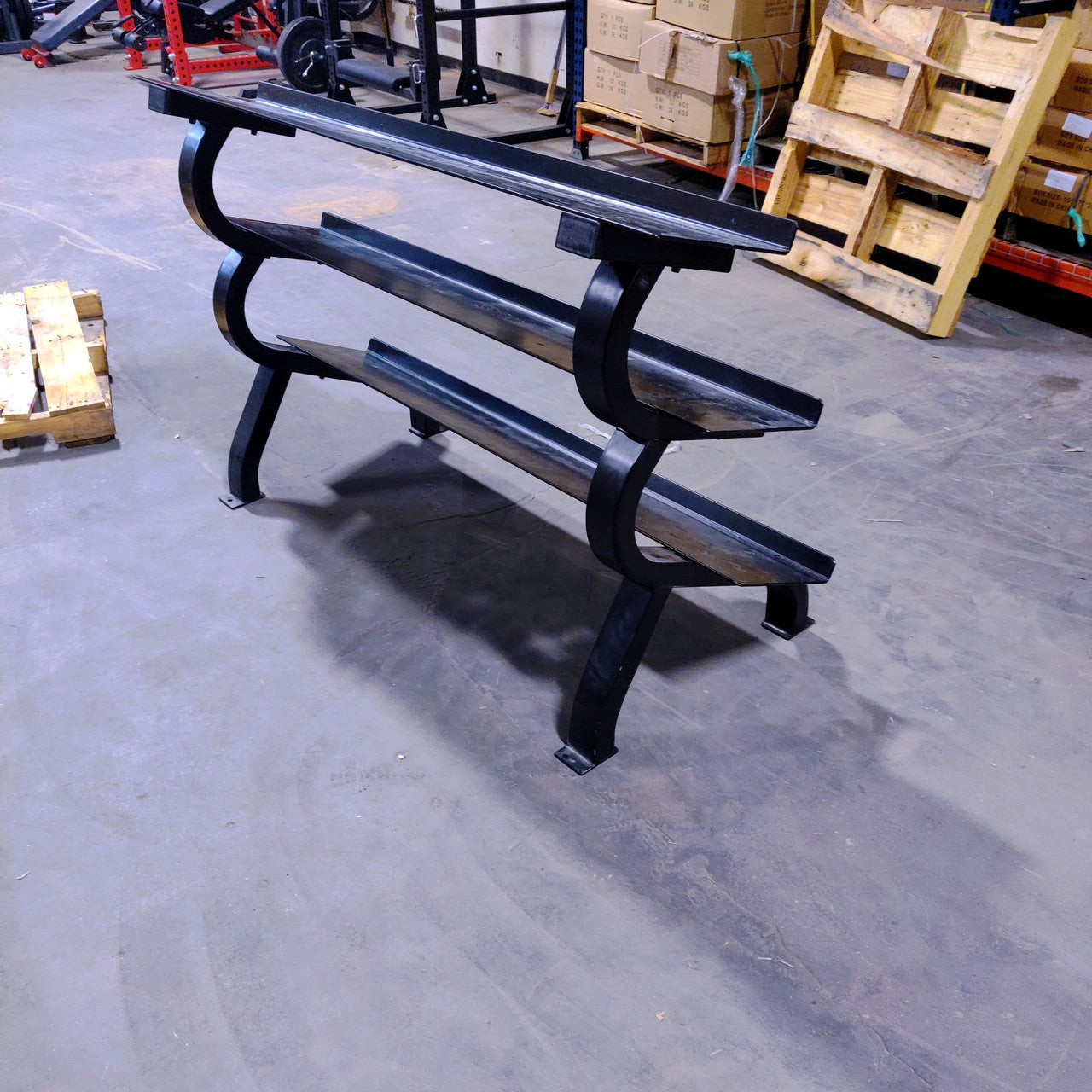 VTX 3 Tier Dumbbell Rack for Kettlebells, Dumbbells, Wall Balls