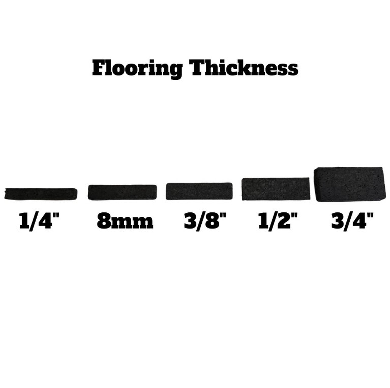 NEW Hammer Clad 8mm Premium Gym Flooring Mats 4' x 6' Confetti Fleck