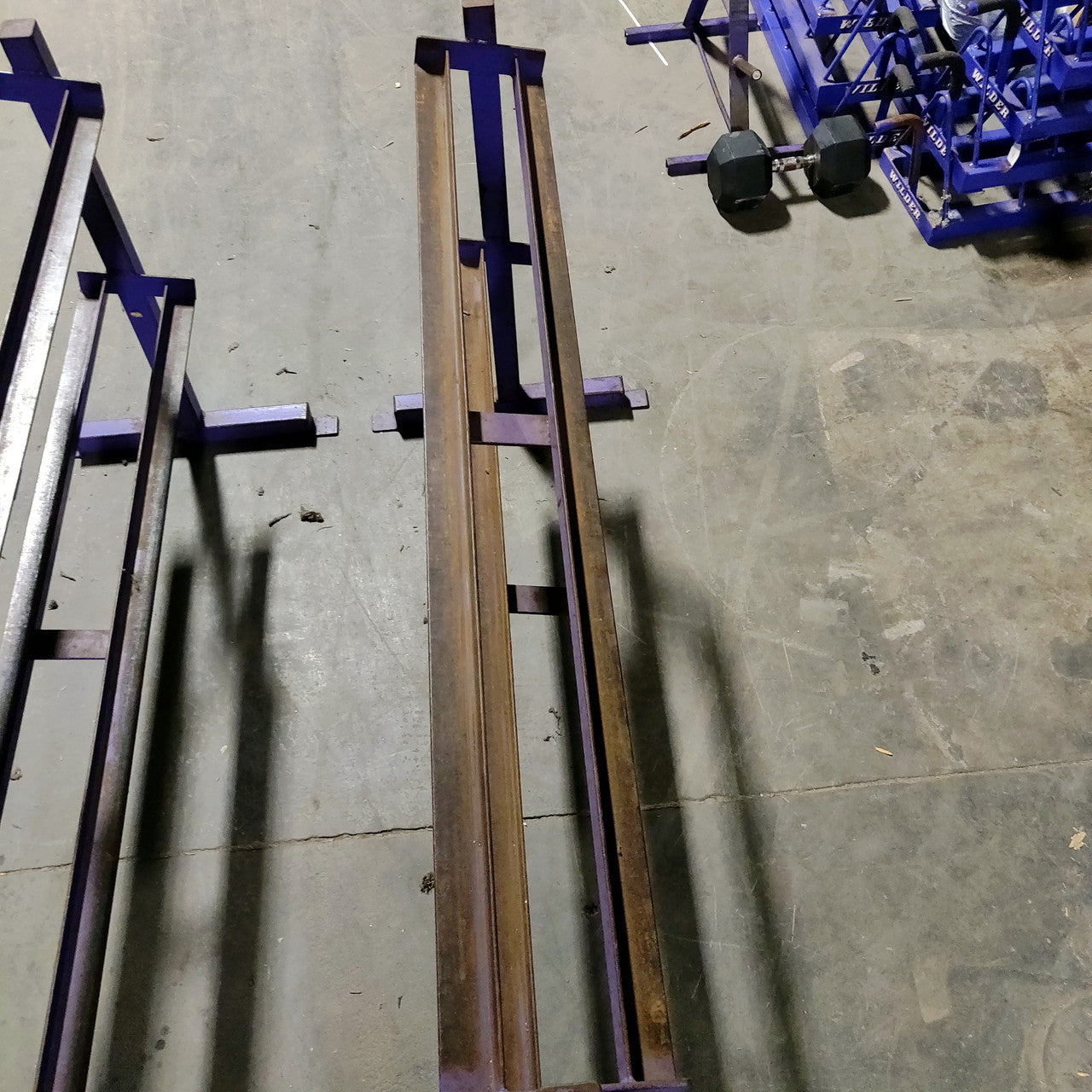 2 Tier Dumbbell Rack Purple