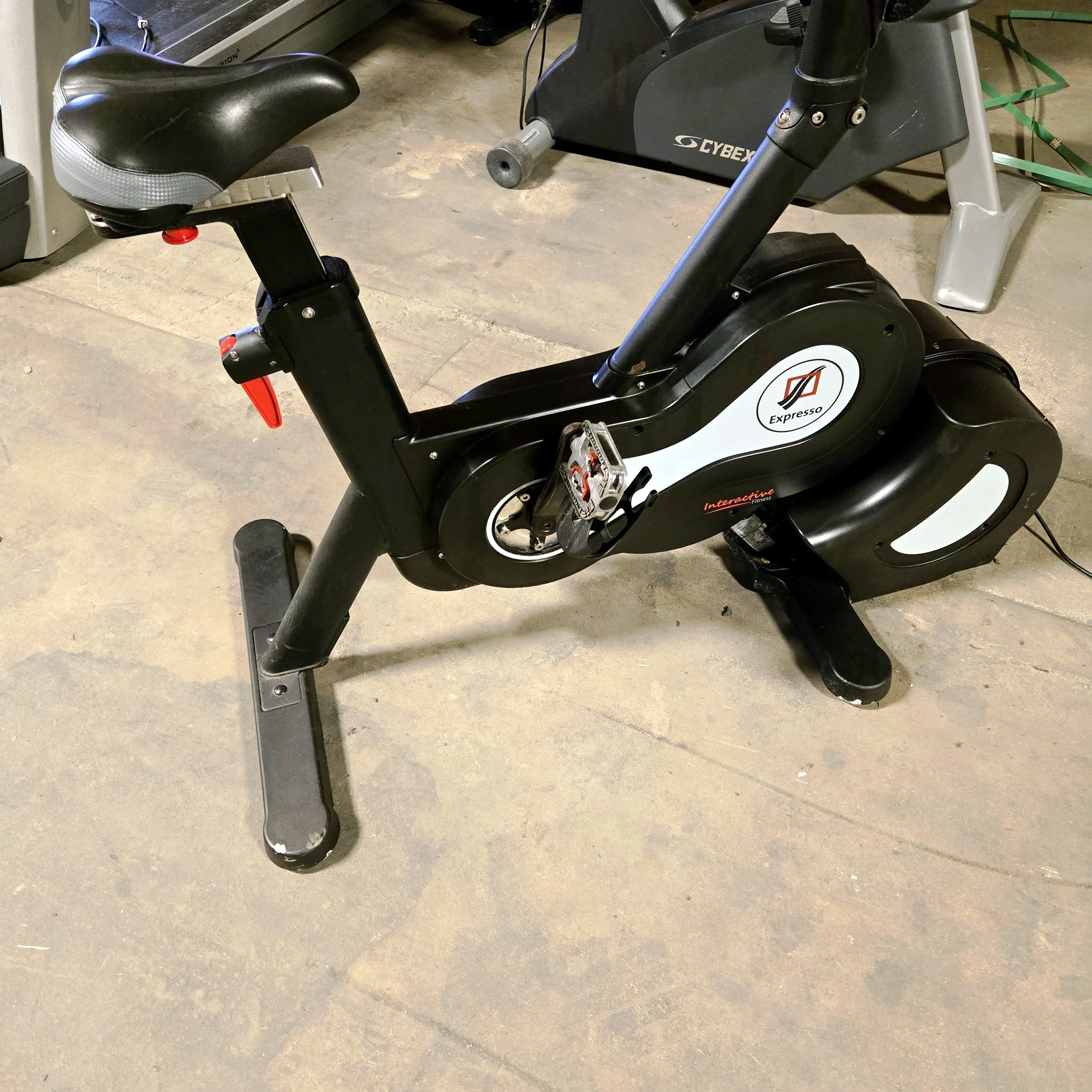 Expresso Upright Bike Fully Virtual Interactive Display