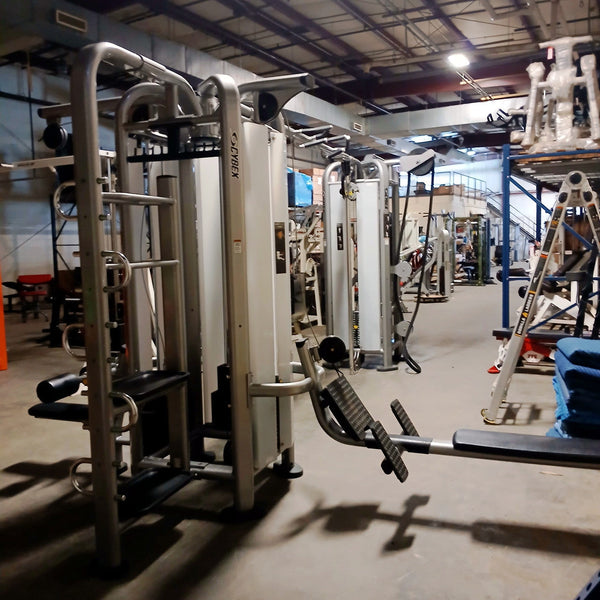 cybex cable machine exercises Cybex PWR Play Cable Crossover 8 Station (Customized to 7 Station)