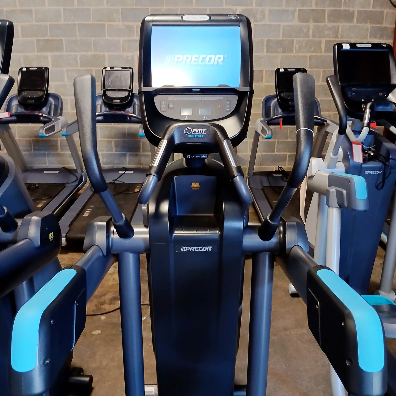 Precor AMT 865 Adaptive Motion Trainer w/Open Stride + w/P82 Console