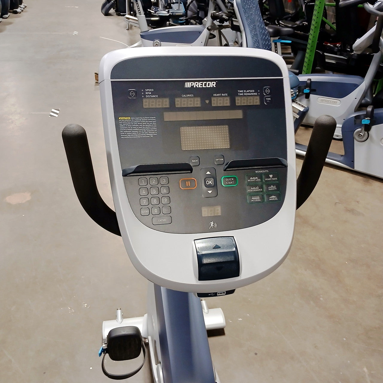Precor RBK 835 Recumbent Bike w/p30 Console