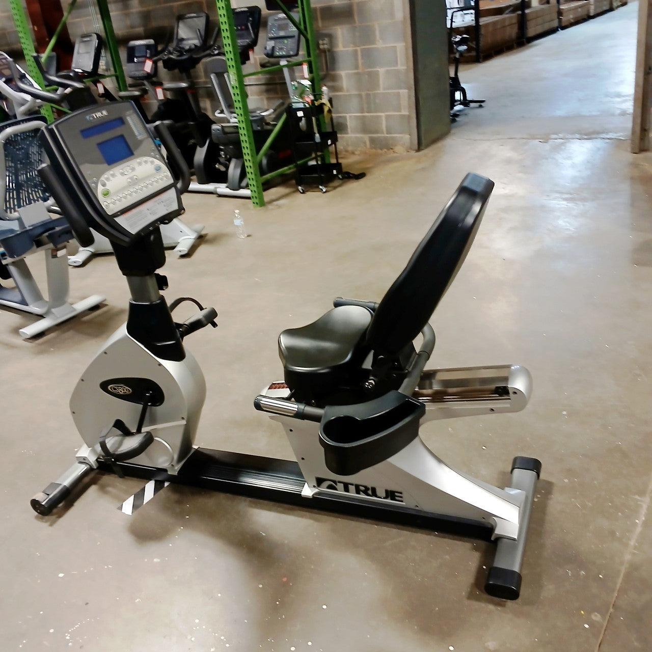 True Fitness CS800 Recumbent Bike w/ 2-Window LCD